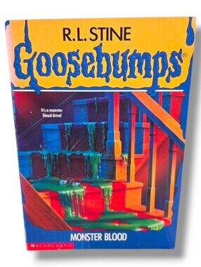 Goosebumps Monster Blood 1988 First Scholastic Printing Original Cover Vintage